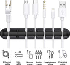 Cable Holder Clips, 3-Pack Cable Management Cord Organizer Clips Silicone Self Adhesive for Desktop USB Charging Cable Nightstand Power Cord Mouse Cable Wire PC Office Home