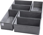 6 Packs Dresser Drawer Organizers for Clothing,Woven-Fabric Baby Clothes Organizer and Storage in Bedroom-Closet & Drawer Organization-1 Large Cell